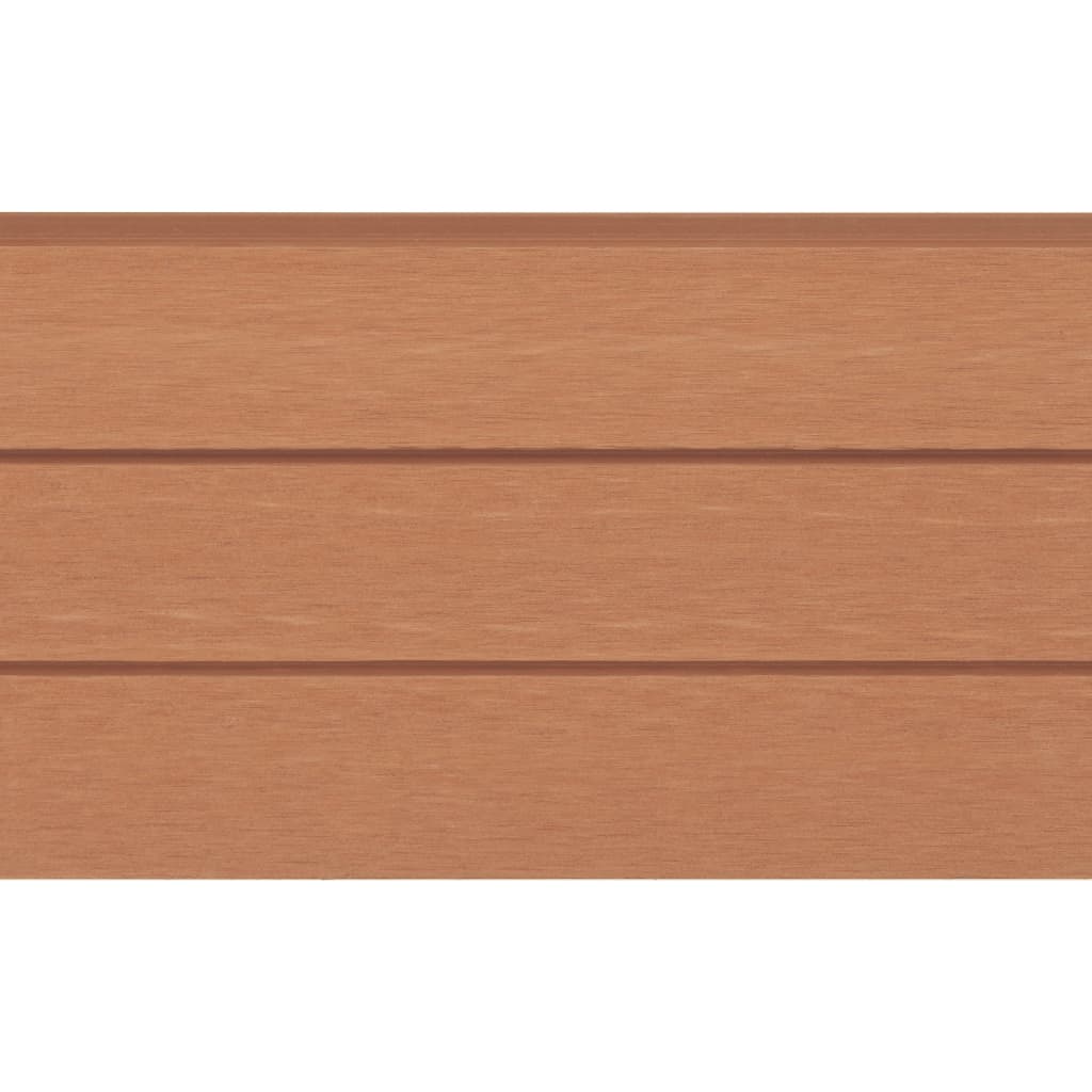 vidaXL Plăci de schimb pentru gard, 9 buc., maro, 170 cm, WPC vidaXL Plăci de schimb pentru gard, 9 buc., maro, 170 cm, WPC