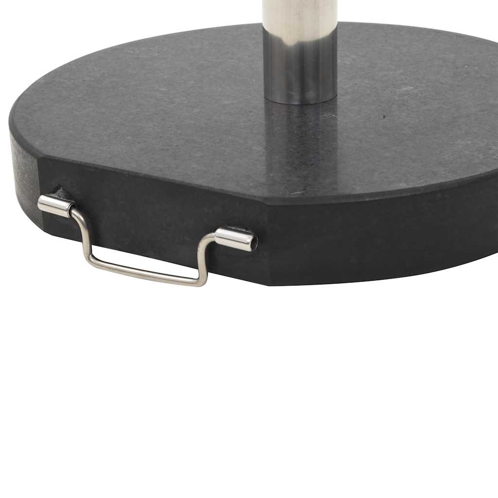 vidaXL Suport umbrelă de soare, negru, 28,5 kg, granit, rotund vidaXL Suport umbrelă de soare, negru, 28,5 kg, granit, rotund