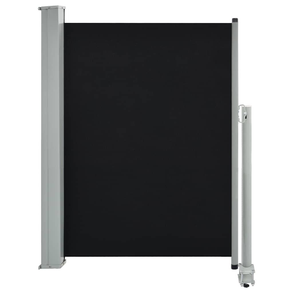 vidaXL Copertină laterală retractabilă de terasă, negru, 100 x 300 cm vidaXL Copertină laterală retractabilă de terasă, negru, 100 x 300 cm
