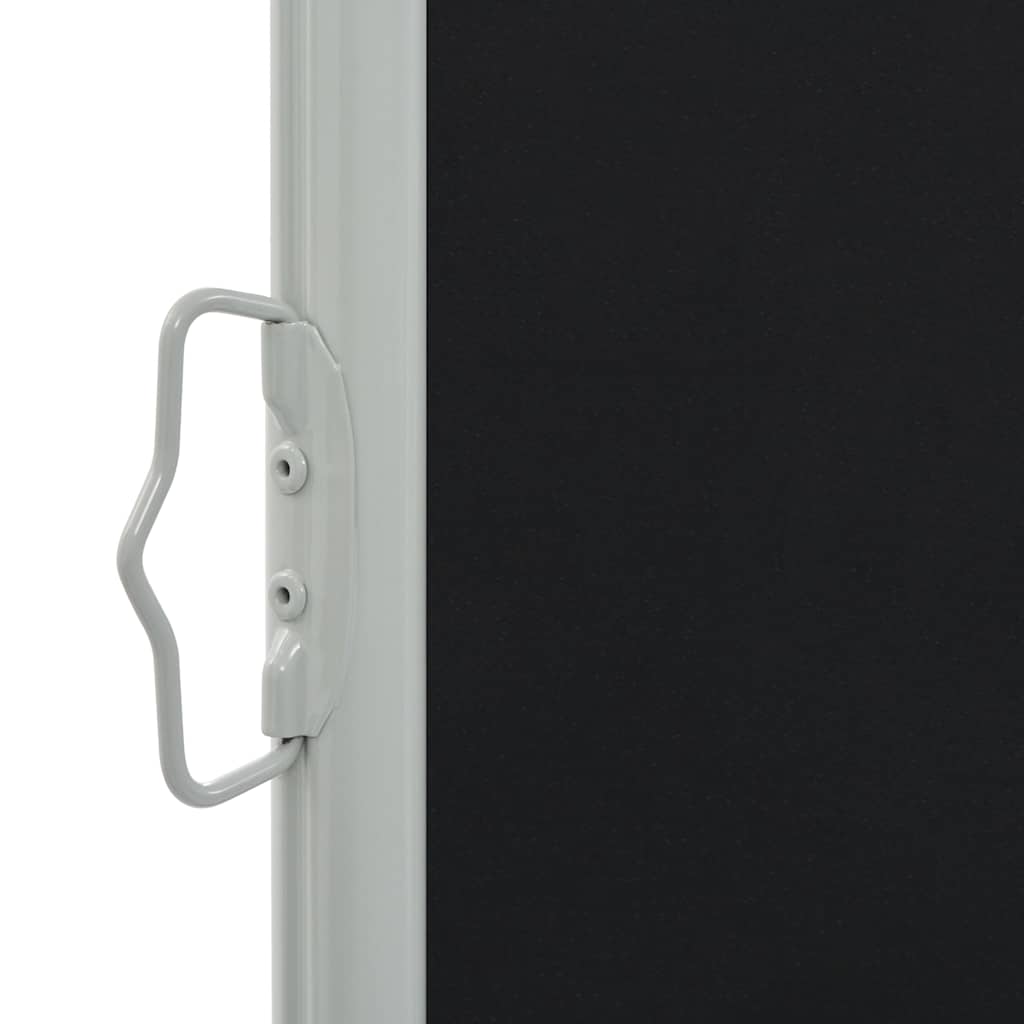 vidaXL Copertină laterală retractabilă de terasă, negru, 100 x 300 cm vidaXL Copertină laterală retractabilă de terasă, negru, 100 x 300 cm