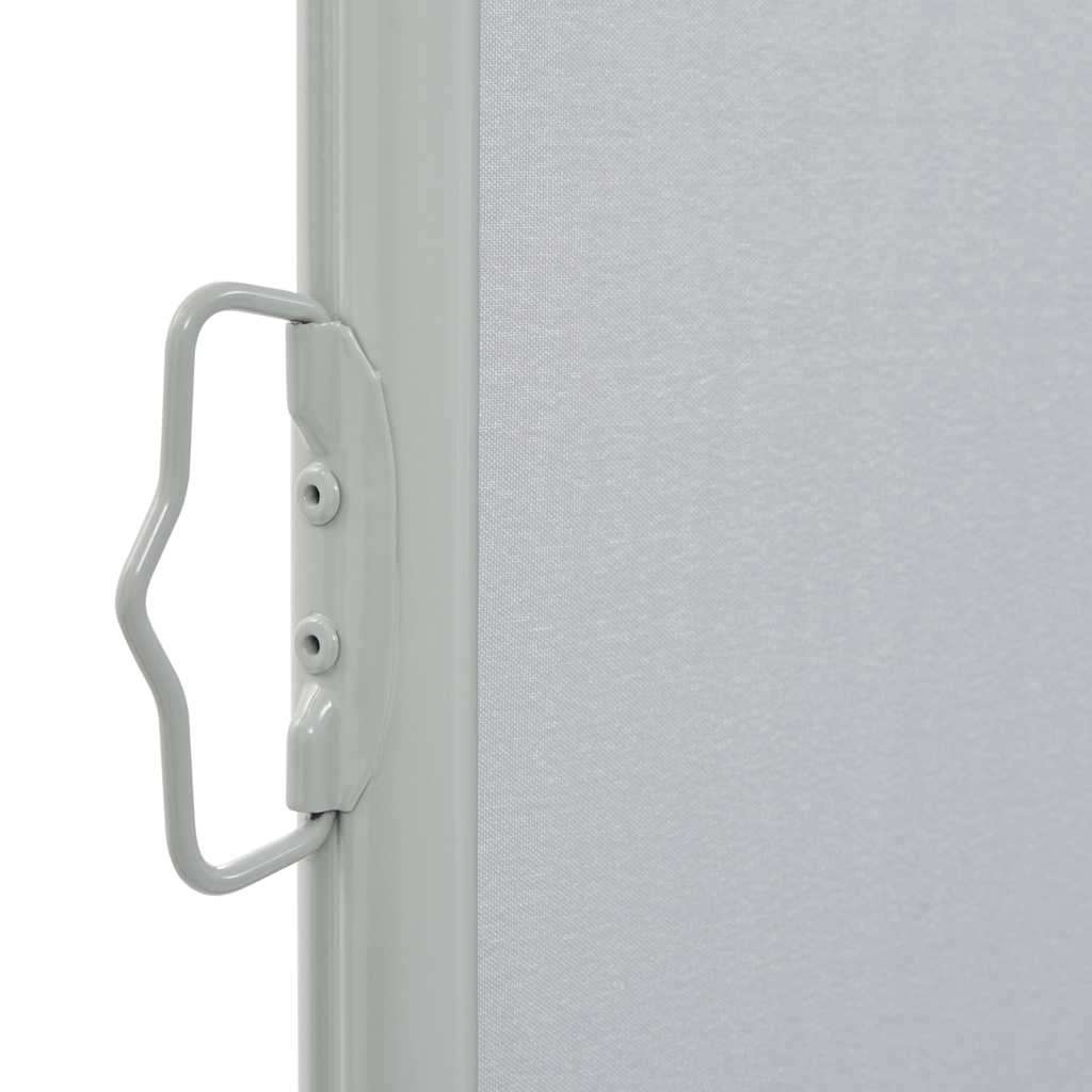 vidaXL Copertină laterală retractabilă de terasă, gri, 100 x 300 cm vidaXL Copertină laterală retractabilă de terasă, gri, 100 x 300 cm