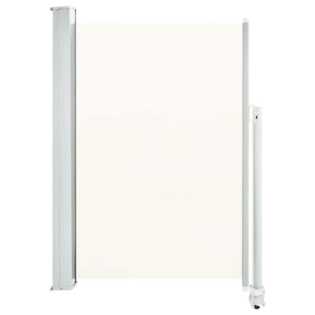 vidaXL Copertină laterală retractabilă de terasă, crem, 120 x 300 cm vidaXL Copertină laterală retractabilă de terasă, crem, 120 x 300 cm