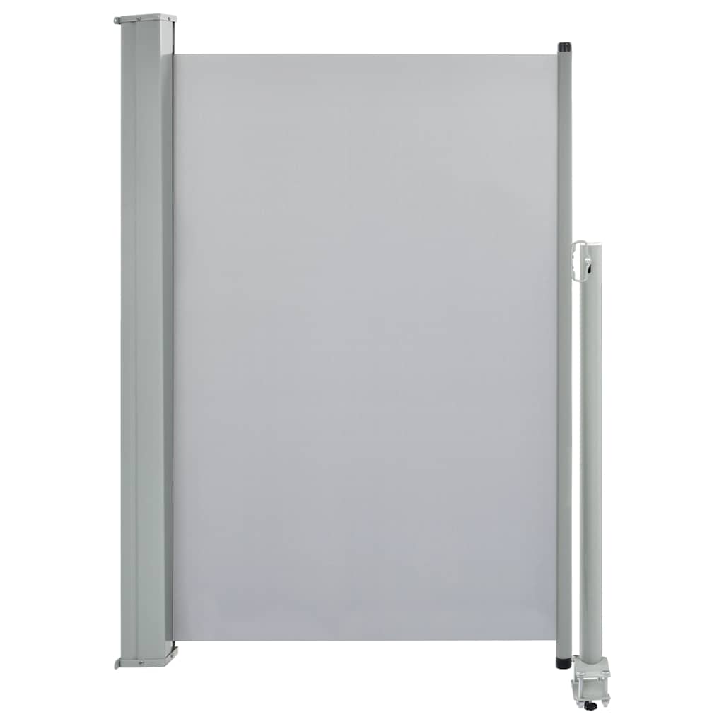 vidaXL Copertină laterală retractabilă de terasă, gri, 120 x 300 cm
