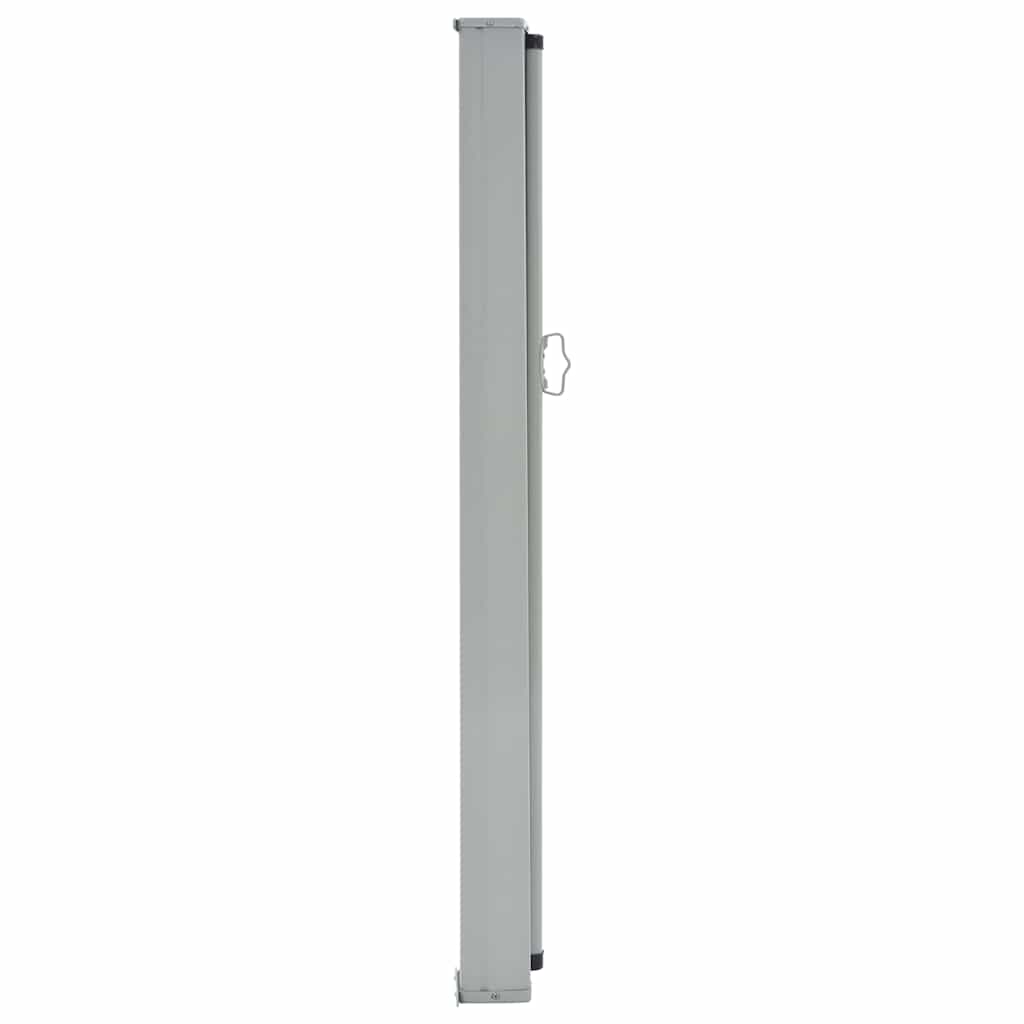 vidaXL Copertină laterală retractabilă de terasă, gri, 120 x 300 cm