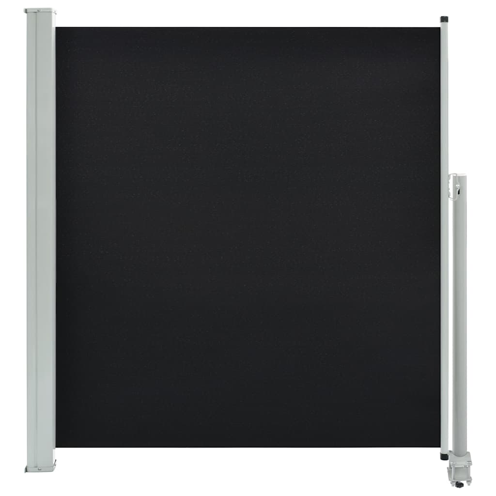 vidaXL Copertină laterală retractabilă, negru, 140 x 300 cm