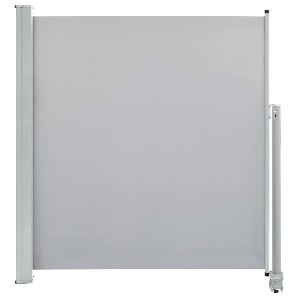 vidaXL Copertină laterală retractabilă de terasă, gri, 140 x 300 cm vidaXL Copertină laterală retractabilă de terasă, gri, 140 x 300 cm