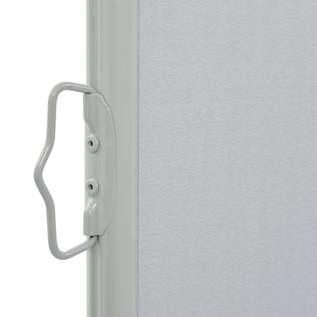 vidaXL Copertină laterală retractabilă de terasă, gri, 140 x 300 cm vidaXL Copertină laterală retractabilă de terasă, gri, 140 x 300 cm
