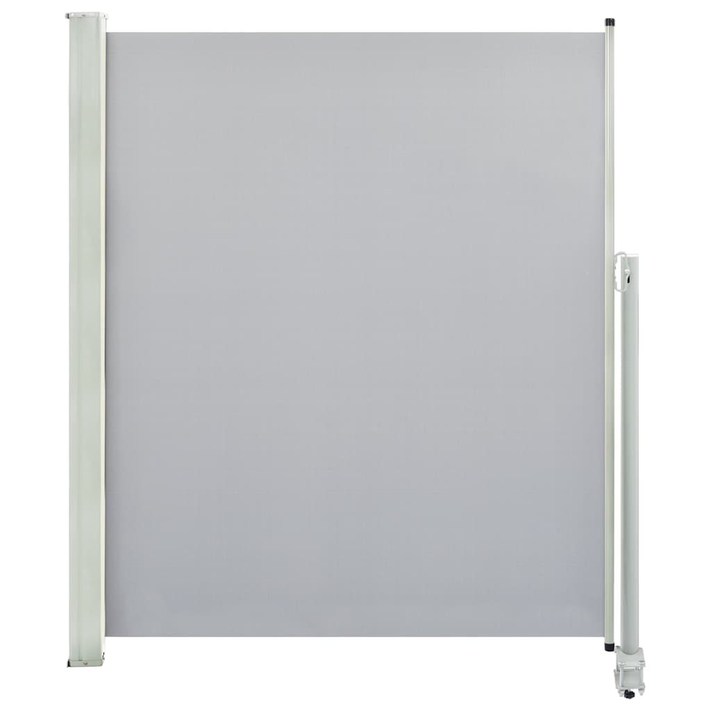 vidaXL Copertină laterală retractabilă de terasă, gri, 160 x 300 cm vidaXL Copertină laterală retractabilă de terasă, gri, 160 x 300 cm