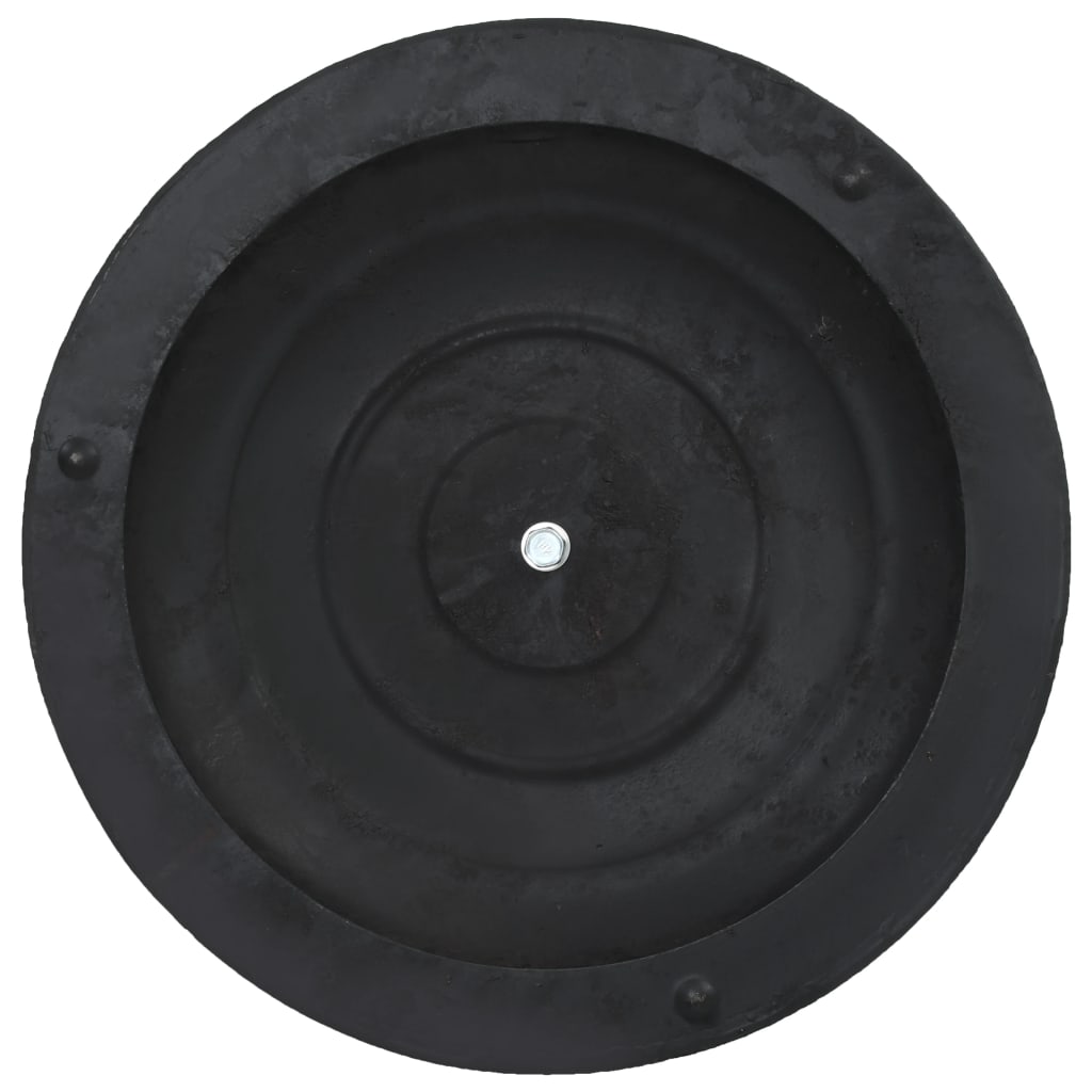 vidaXL Suport umbrelă de soare rotund, negru, 10 kg, polirășină vidaXL Suport umbrelă de soare rotund, negru, 10 kg, polirășină