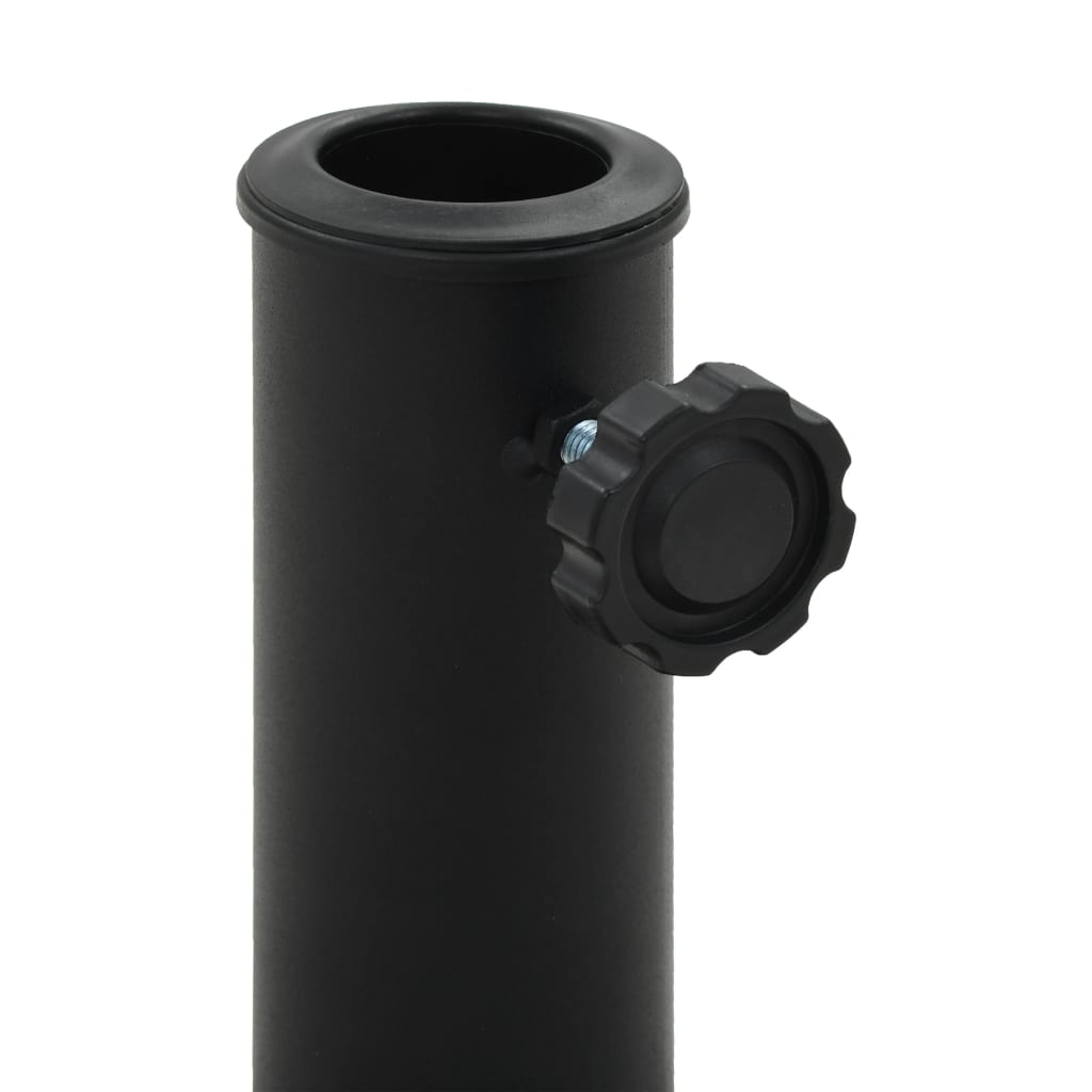 vidaXL Suport umbrelă de soare, negru, 19 kg, polirășină, rotund vidaXL Suport umbrelă de soare, negru, 19 kg, polirășină, rotund