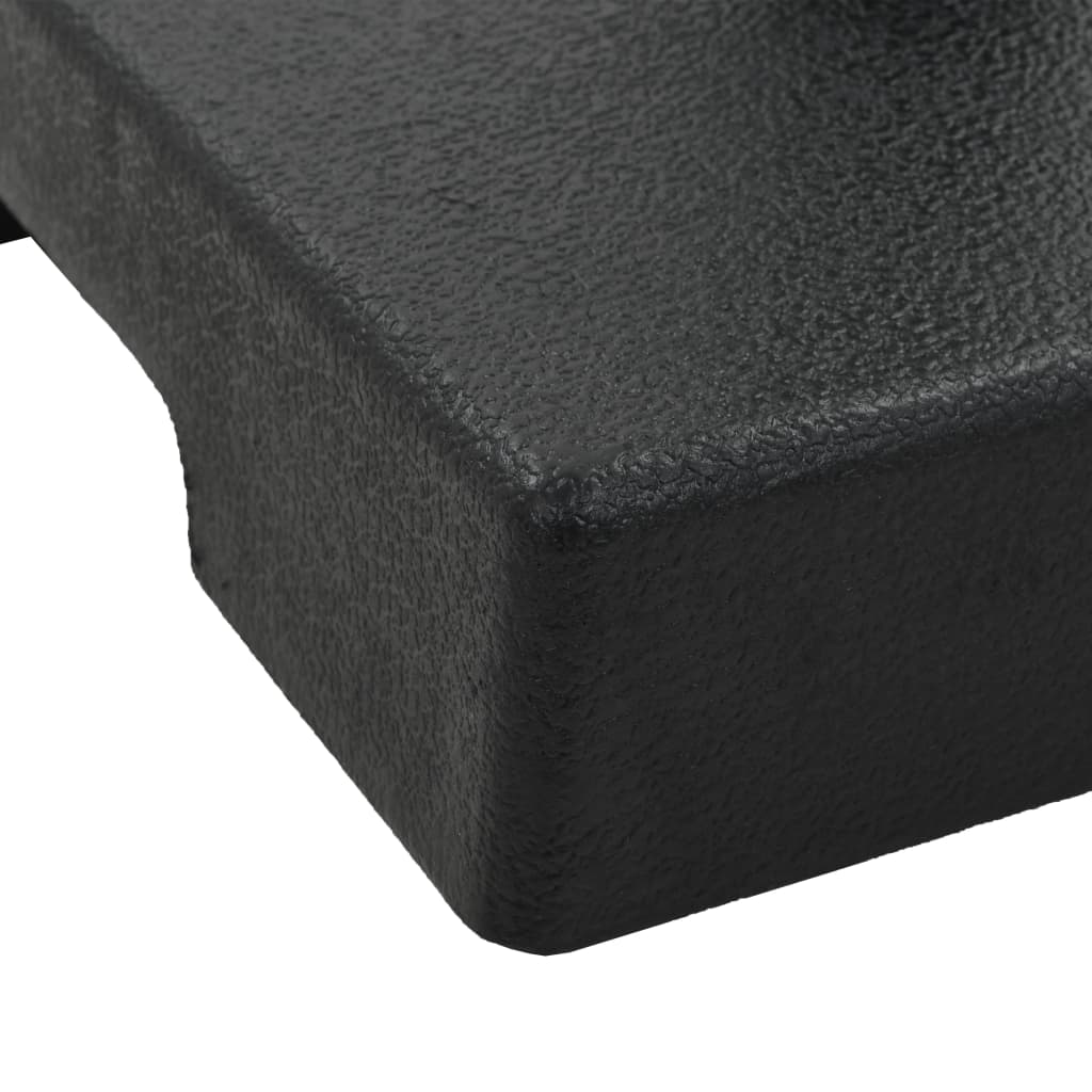 vidaXL Suport umbrelă de soare, negru, 8 kg, polirășină, pătrat vidaXL Suport umbrelă de soare, negru, 8 kg, polirășină, pătrat