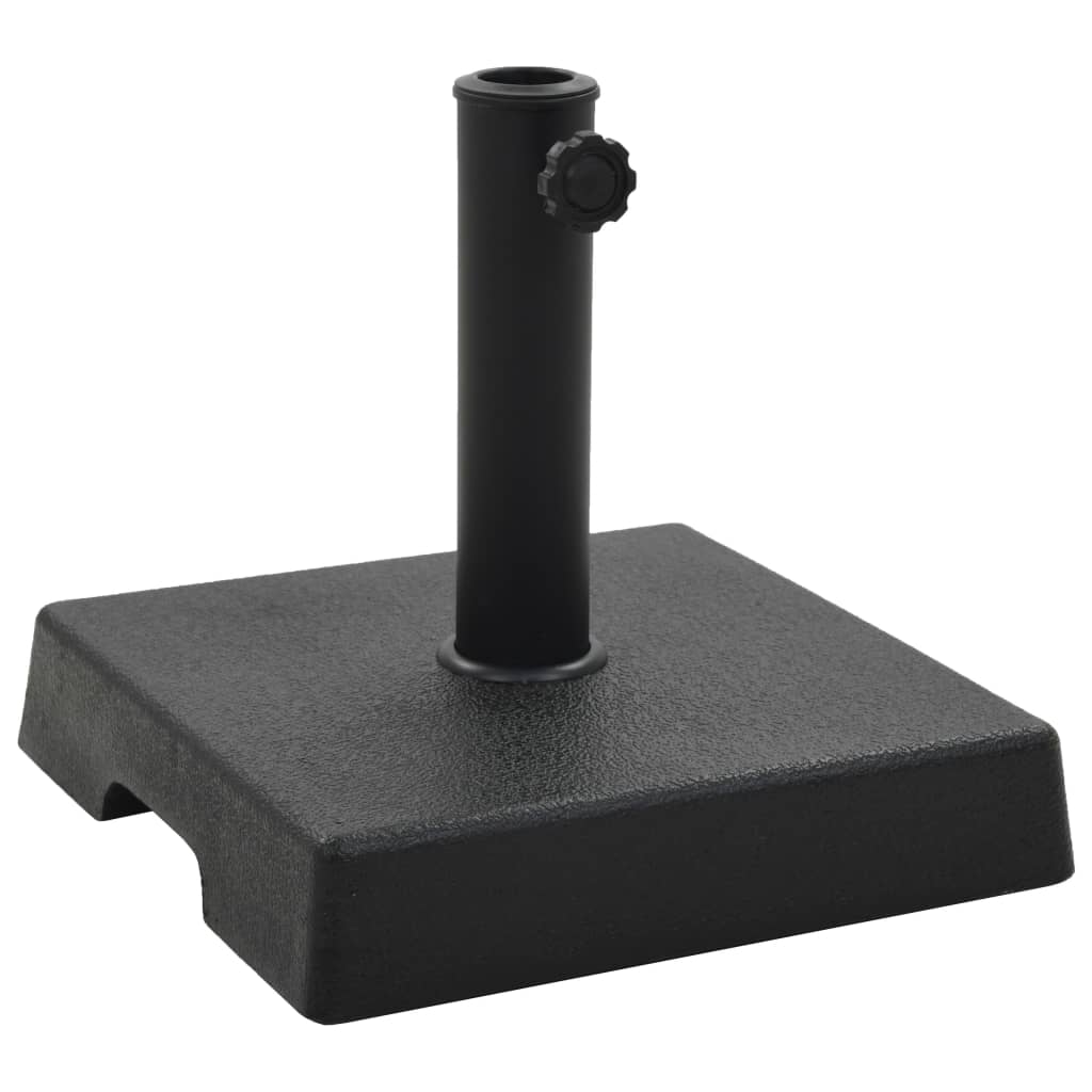 vidaXL Suport umbrelă de soare, negru, 8 kg, polirășină, pătrat vidaXL Suport umbrelă de soare, negru, 8 kg, polirășină, pătrat