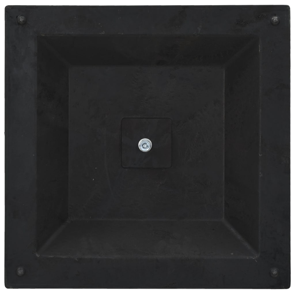vidaXL Suport umbrelă de soare, bronz, 12 kg, polirășină, pătrat vidaXL Suport umbrelă de soare, bronz, 12 kg, polirășină, pătrat
