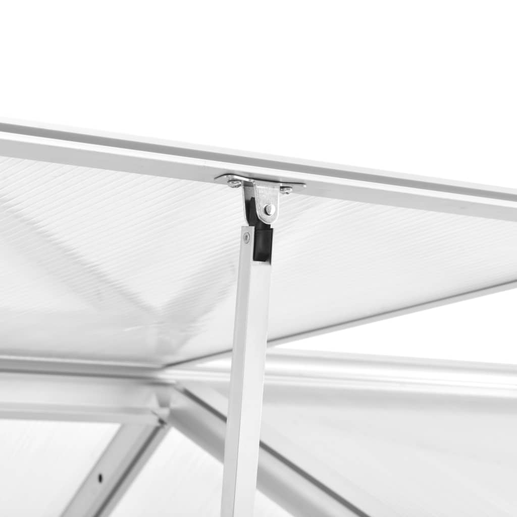 vidaXL Seră, 11,19 m³, 302x190x195 cm, aluminiu vidaXL Seră, 11,19 m³, 302x190x195 cm, aluminiu