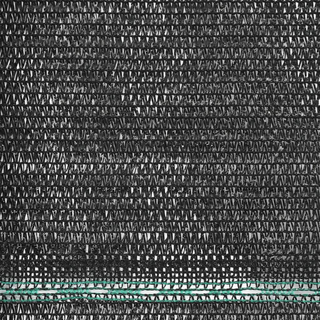vidaXL Plasă teren de tenis, negru, 1,2x25 m, HDPE vidaXL Plasă teren de tenis, negru, 1,2x25 m, HDPE