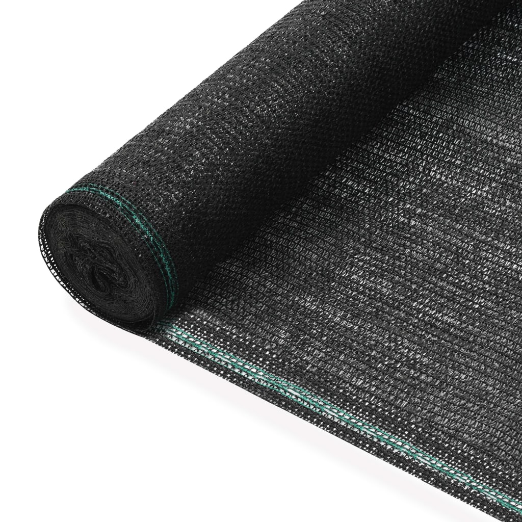 vidaXL Plasă teren de tenis, negru, 1,2x50 m, HDPE vidaXL Plasă teren de tenis, negru, 1,2x50 m, HDPE