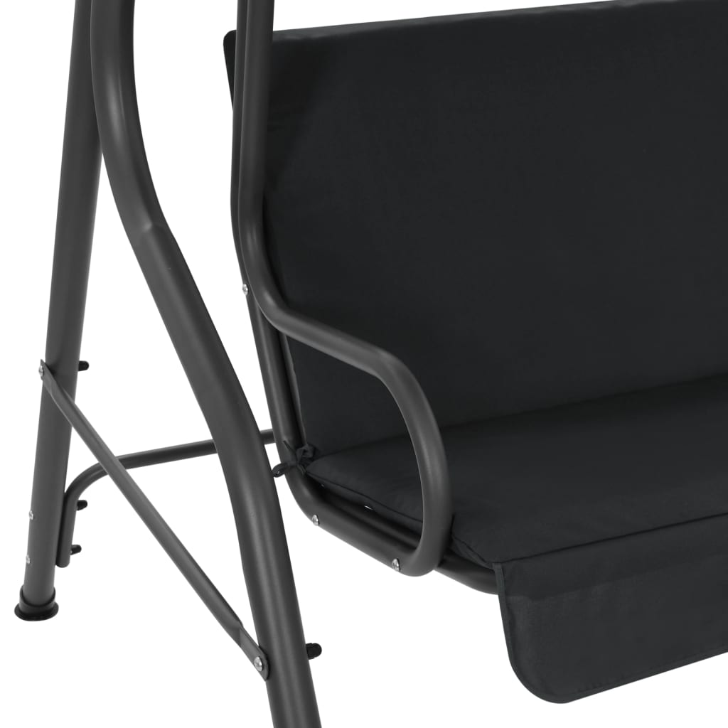 vidaXL Balansoar de grădină, antracit, 170 x 110 x 153 cm vidaXL Balansoar de grădină, antracit, 170 x 110 x 153 cm