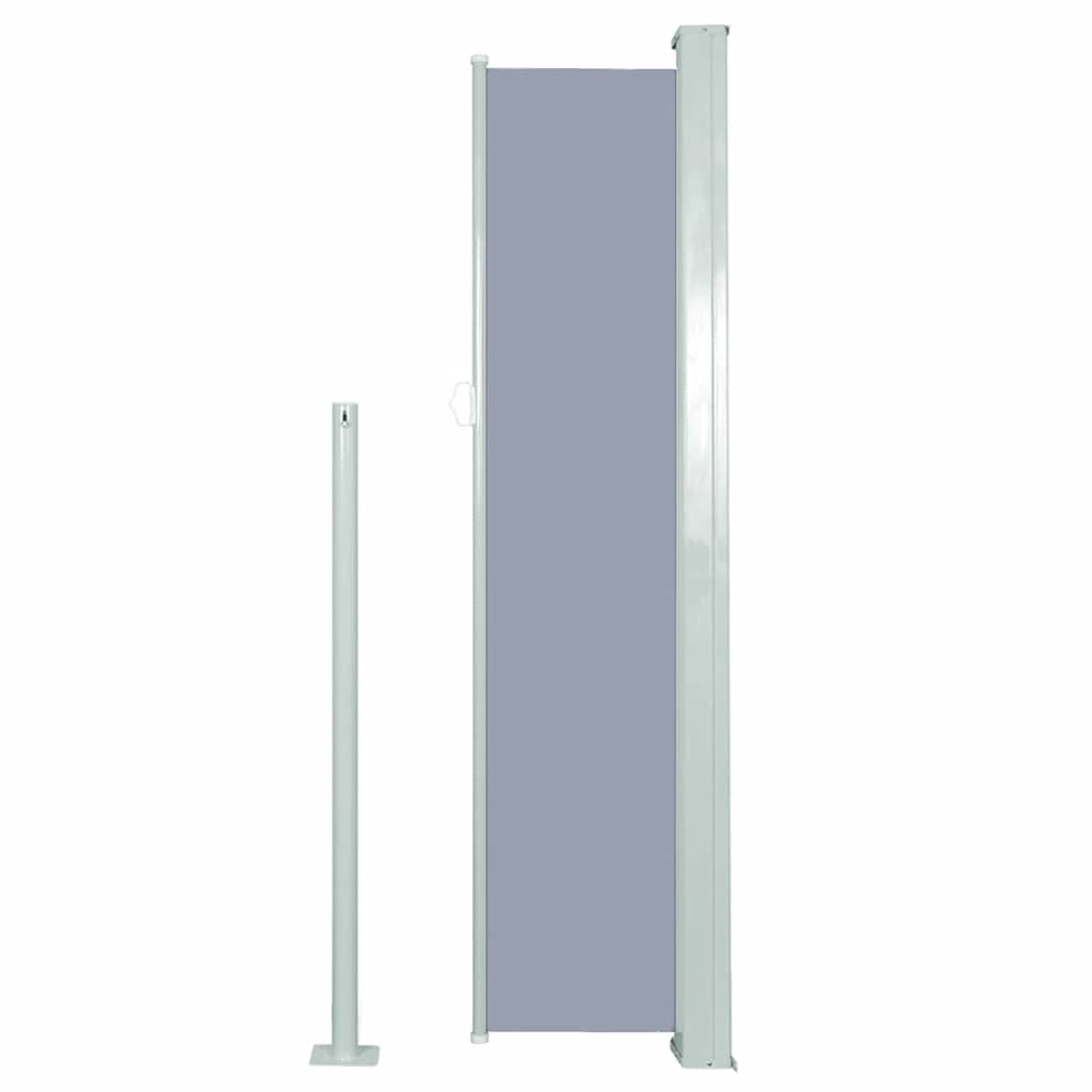 vidaXL Copertină laterală retractabilă, gri, 140 x 300 cm vidaXL Copertină laterală retractabilă, gri, 140 x 300 cm