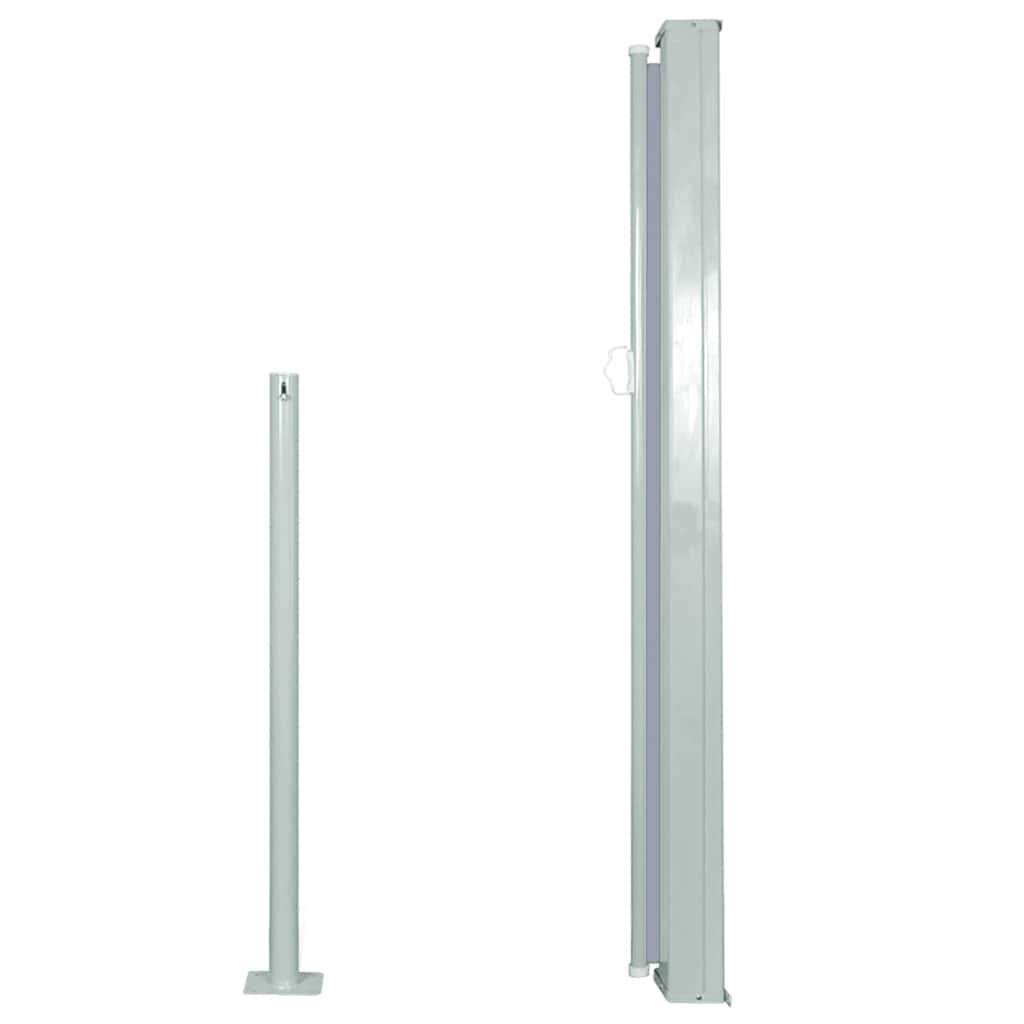 vidaXL Copertină laterală retractabilă, gri, 120x300 cm vidaXL Copertină laterală retractabilă, gri, 120x300 cm