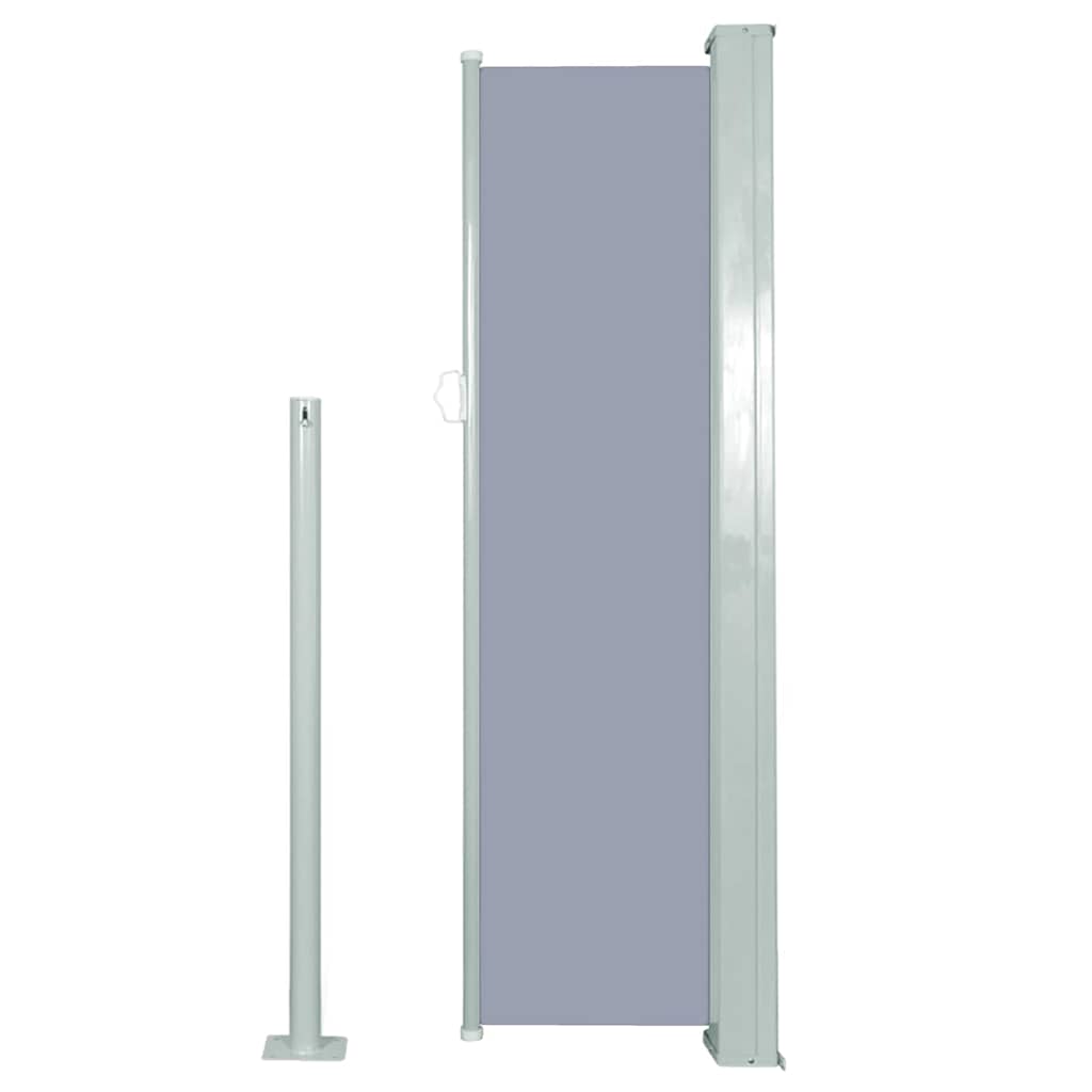 vidaXL Copertină laterală retractabilă, gri, 120x300 cm vidaXL Copertină laterală retractabilă, gri, 120x300 cm