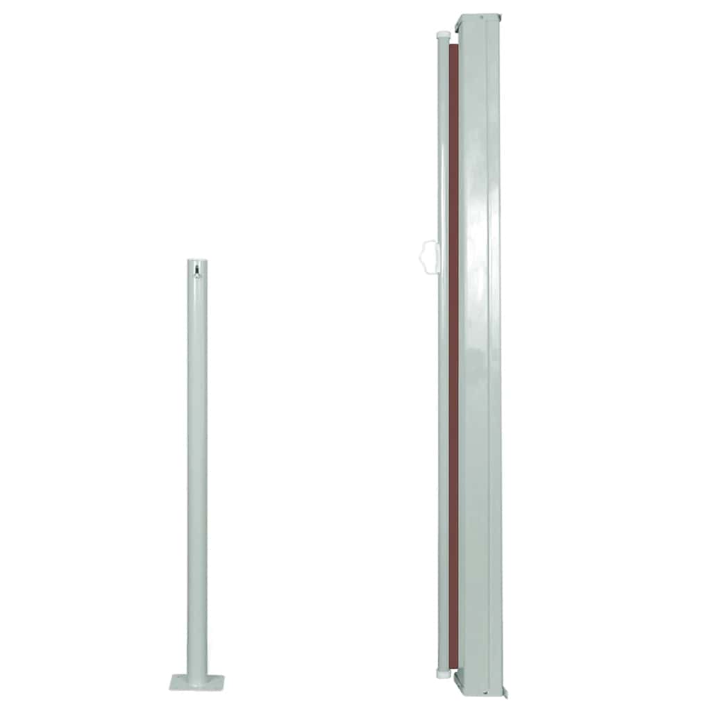vidaXL Copertină laterală retractabilă, maro, 120x300 cm vidaXL Copertină laterală retractabilă, maro, 120x300 cm