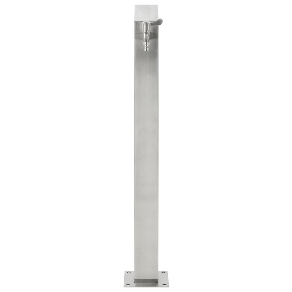 vidaXL Coloană de apă pentru grădină, 95 cm, oțel inoxidabil, pătrat vidaXL Coloană de apă pentru grădină, 95 cm, oțel inoxidabil, pătrat