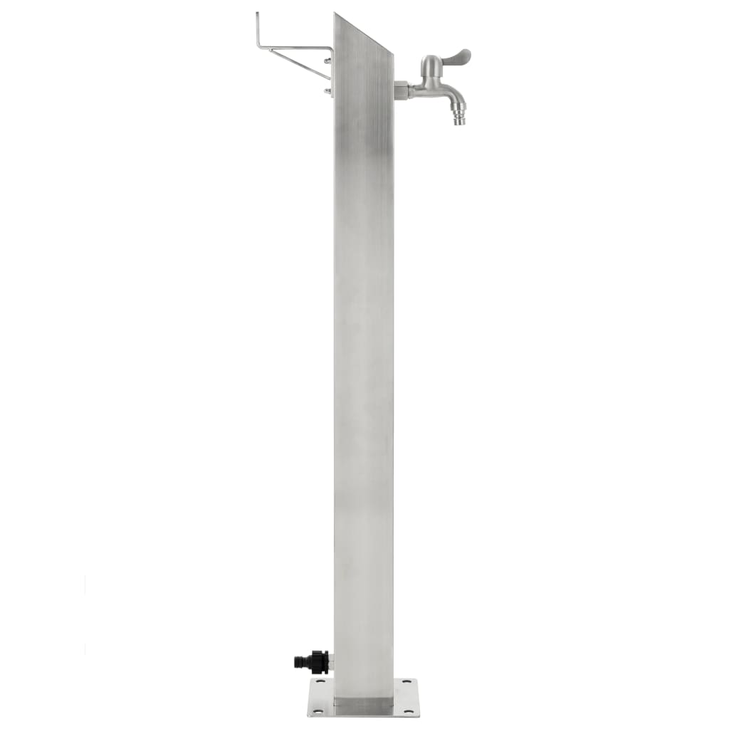 vidaXL Coloană de apă pentru grădină, 95 cm, oțel inoxidabil, pătrat vidaXL Coloană de apă pentru grădină, 95 cm, oțel inoxidabil, pătrat