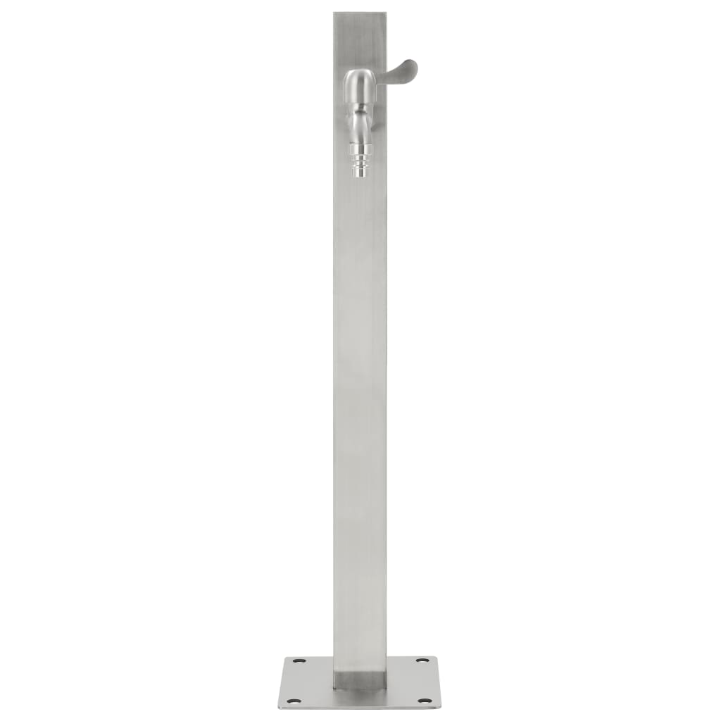 vidaXL Coloană de apă de grădină, 65 cm, oțel inoxidabil, pătrat vidaXL Coloană de apă de grădină, 65 cm, oțel inoxidabil, pătrat