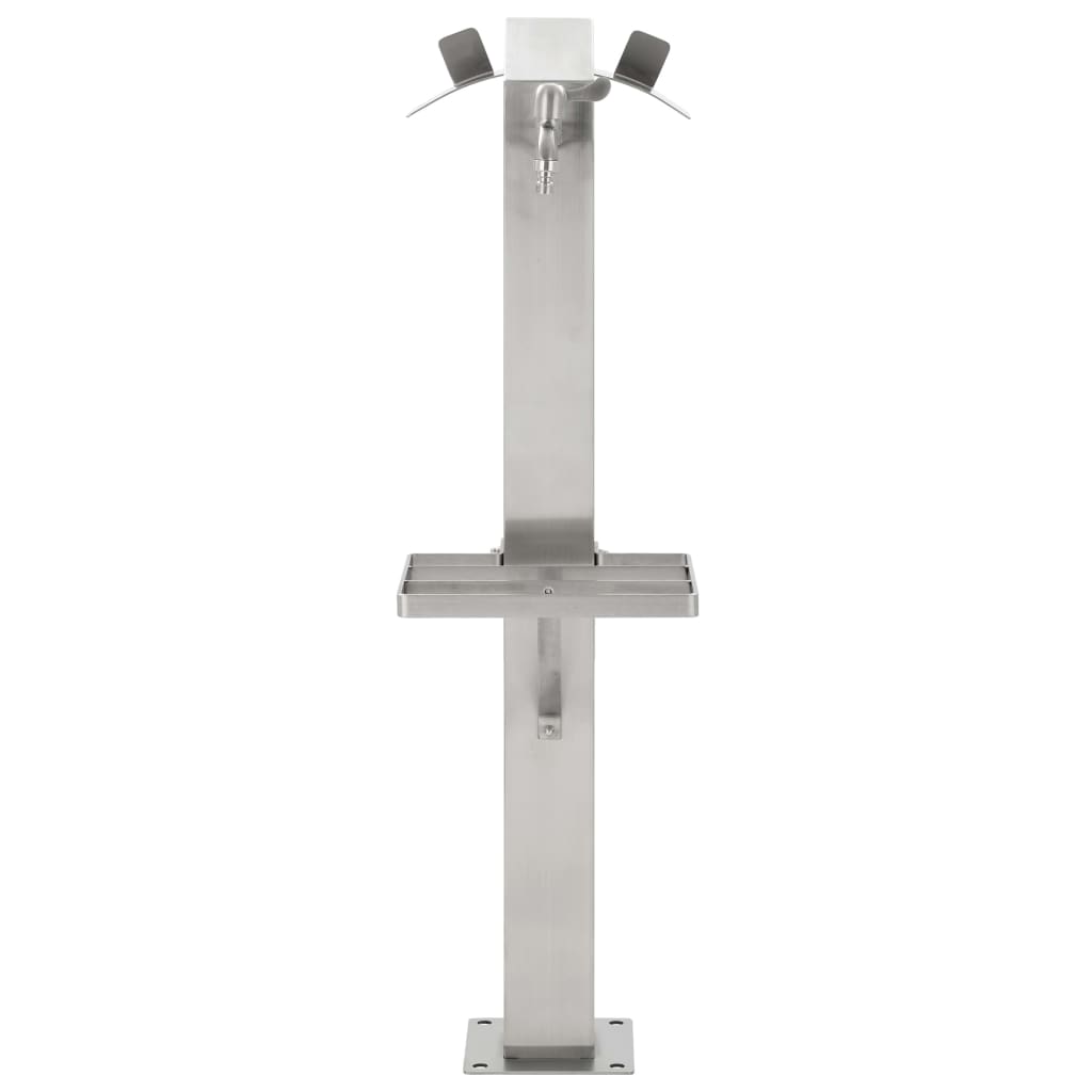 vidaXL Coloană de apă de grădină, 95 cm, oțel inoxidabil, pătrat vidaXL Coloană de apă de grădină, 95 cm, oțel inoxidabil, pătrat