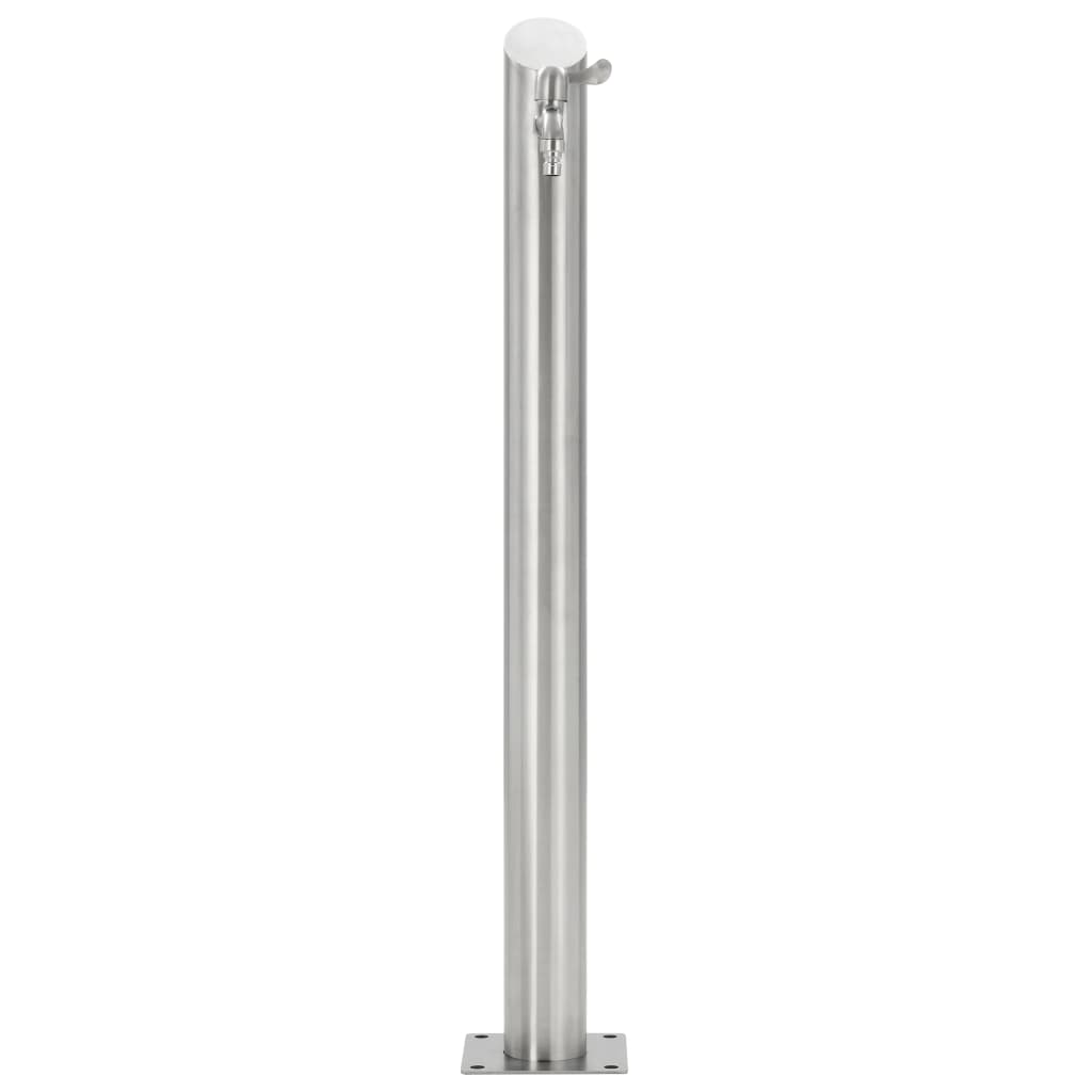 vidaXL Coloană de apă de grădină, 95 cm, oțel inoxidabil, rotund vidaXL Coloană de apă de grădină, 95 cm, oțel inoxidabil, rotund