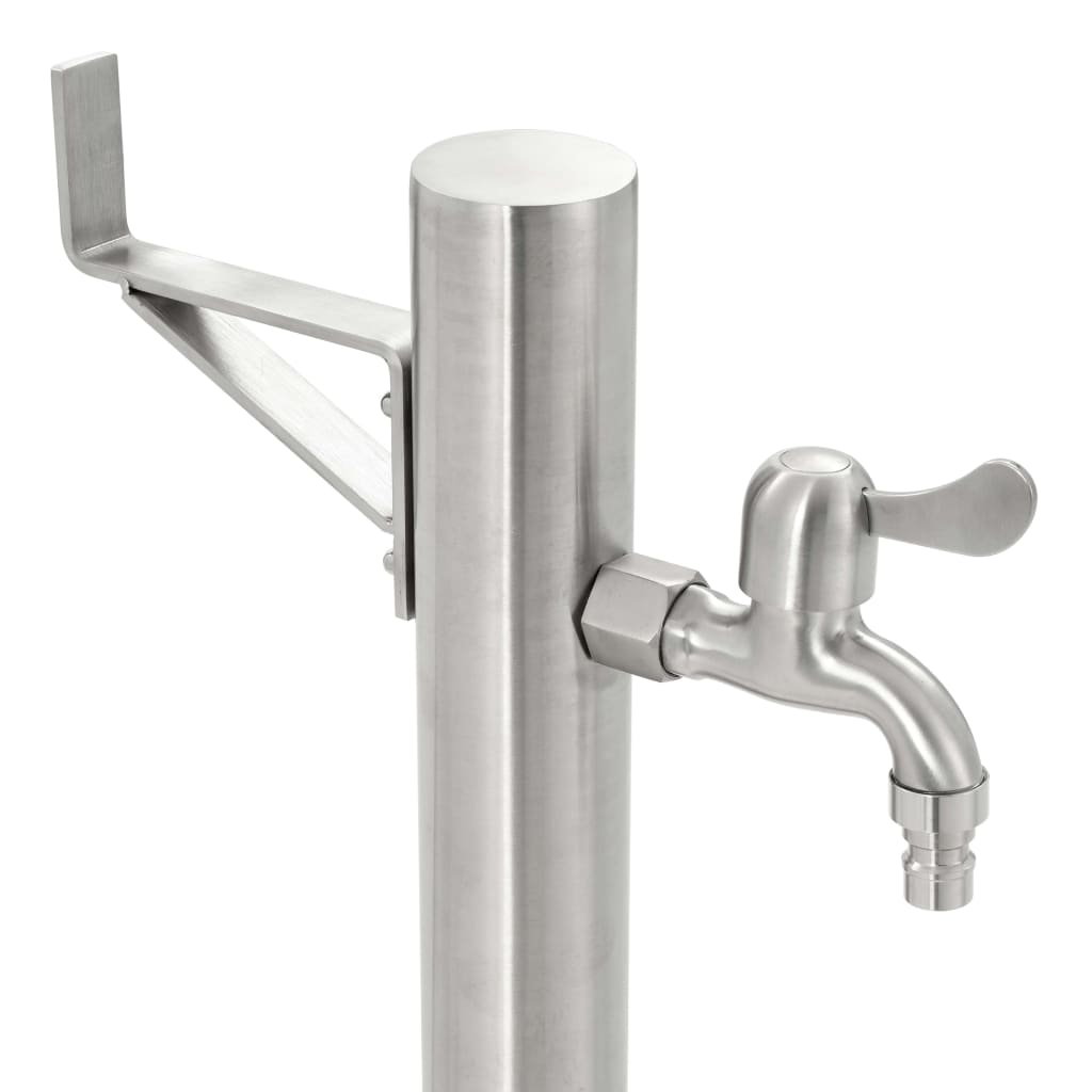 vidaXL Coloană de apă de grădină, 65 cm, oțel inoxidabil, rotund vidaXL Coloană de apă de grădină, 65 cm, oțel inoxidabil, rotund