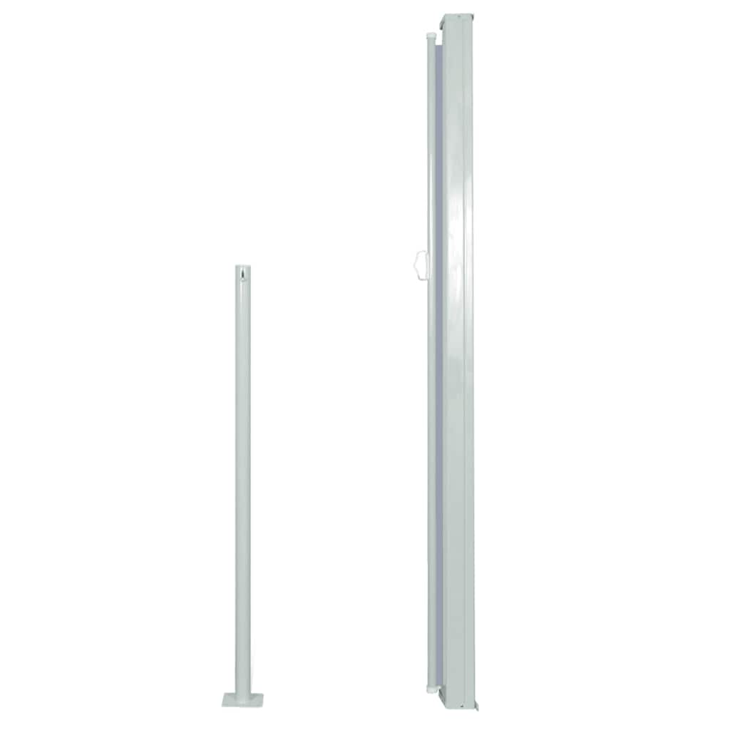 vidaXL Copertină laterală retractabilă, gri, 160x500 cm vidaXL Copertină laterală retractabilă, gri, 160x500 cm
