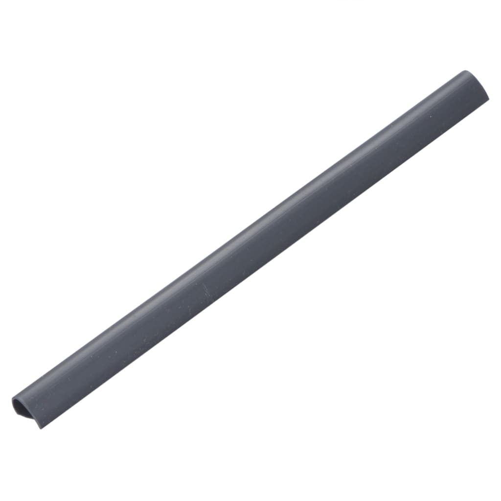 vidaXL Cleme fixare fâșii de gard, 100 buc., antracit, PVC vidaXL Cleme fixare fâșii de gard, 100 buc., antracit, PVC
