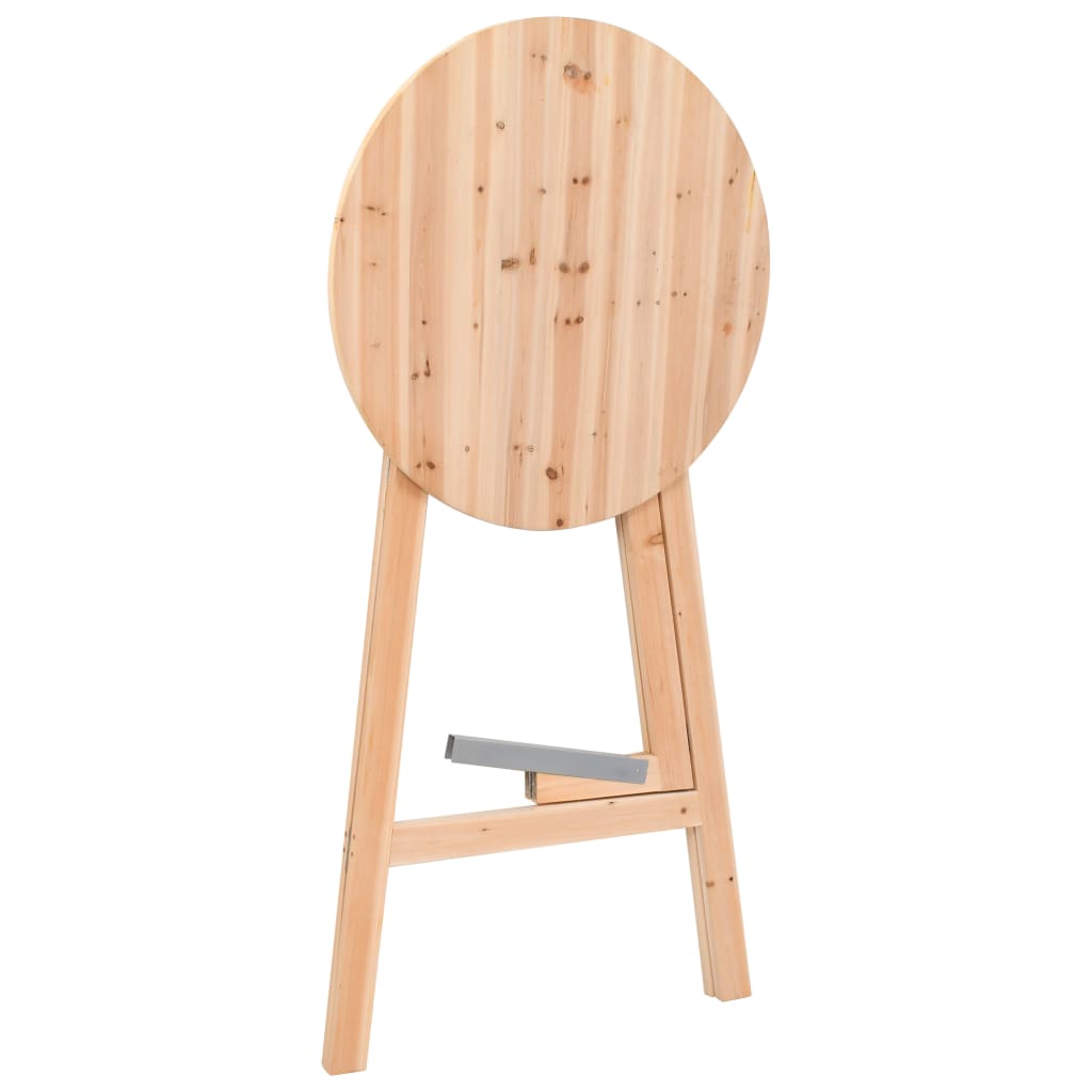 vidaXL Masă de bar pliabilă, 78 cm, lemn de brad vidaXL Masă de bar pliabilă, 78 cm, lemn de brad