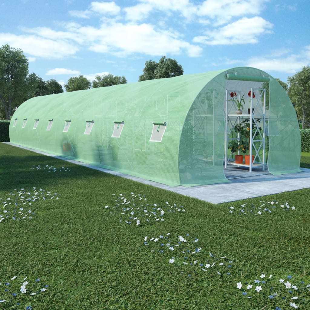 vidaXL Seră, 36 m², 1200 x 300 x 200 cm vidaXL Seră, 36 m², 1200 x 300 x 200 cm