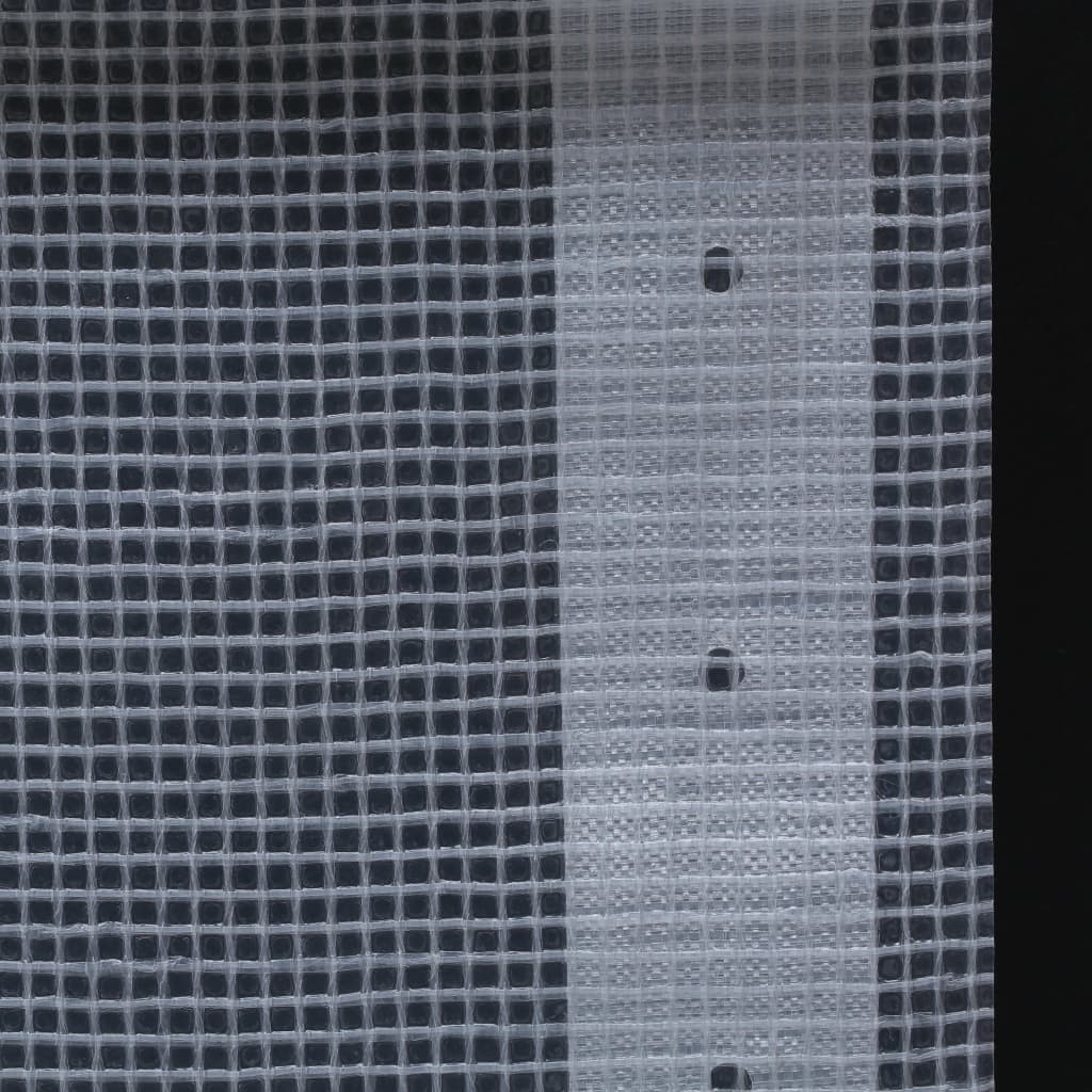 vidaXL Prelată Leno 260 g/m², alb, 1,5 x 15 m