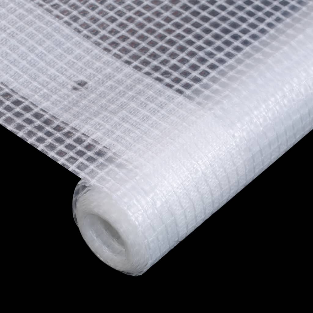 vidaXL Prelată Leno 260 g/m², alb, 4 x 4 m vidaXL Prelată Leno 260 g/m², alb, 4 x 4 m