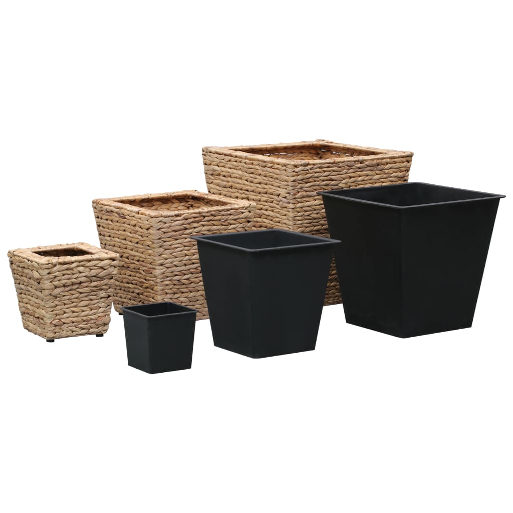 vidaXL Straturi înălțate, 3 buc., zambilă de apă vidaXL Straturi înălțate, 3 buc., zambilă de apă