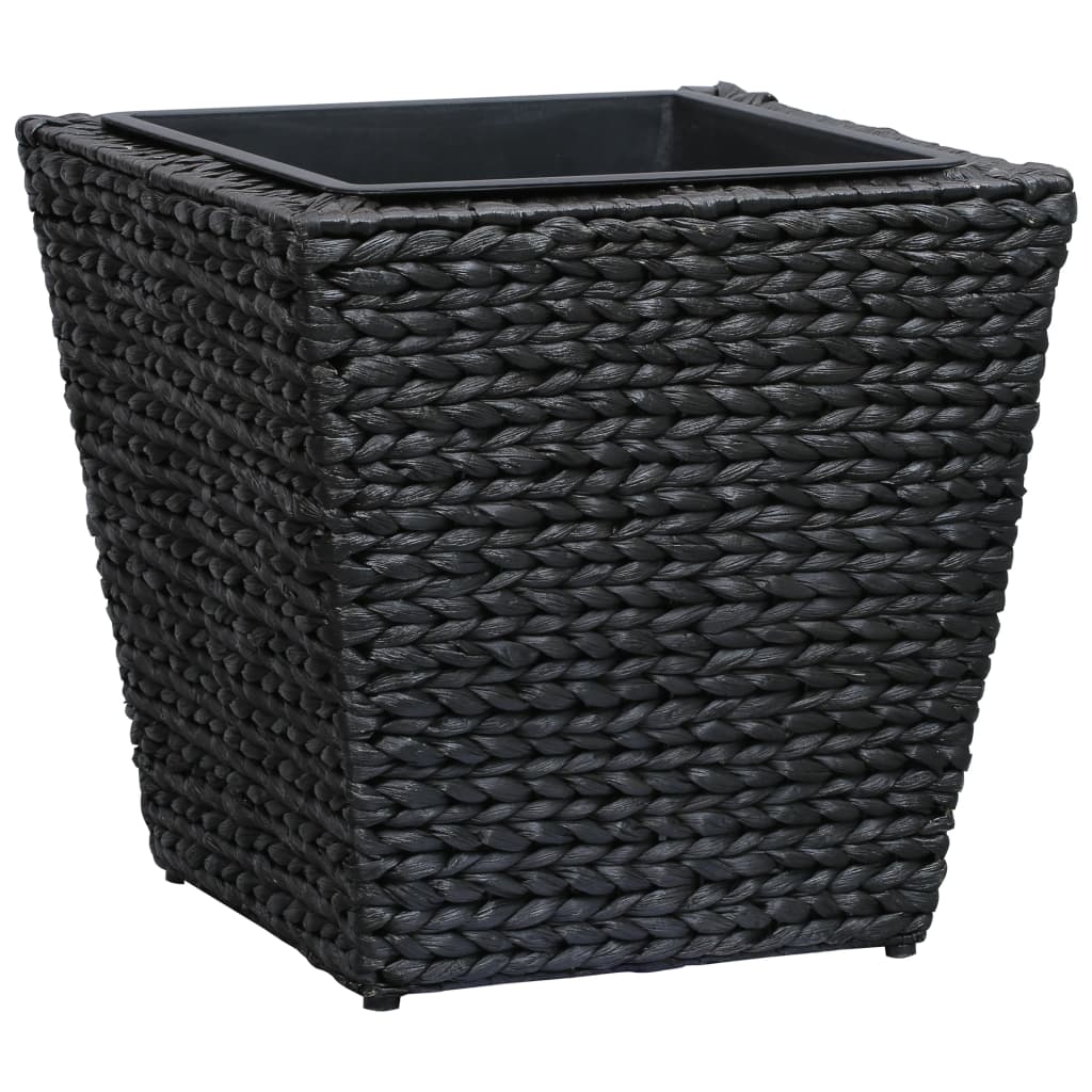 vidaXL Straturi înălțate, 3 buc., negru, zambilă de apă vidaXL Straturi înălțate, 3 buc., negru, zambilă de apă
