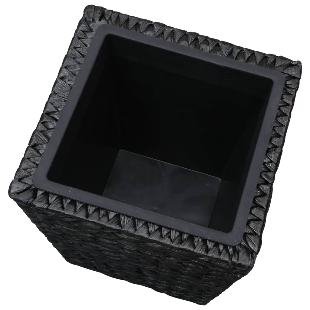vidaXL Straturi înălțate, 3 buc., negru, zambilă de apă vidaXL Straturi înălțate, 3 buc., negru, zambilă de apă