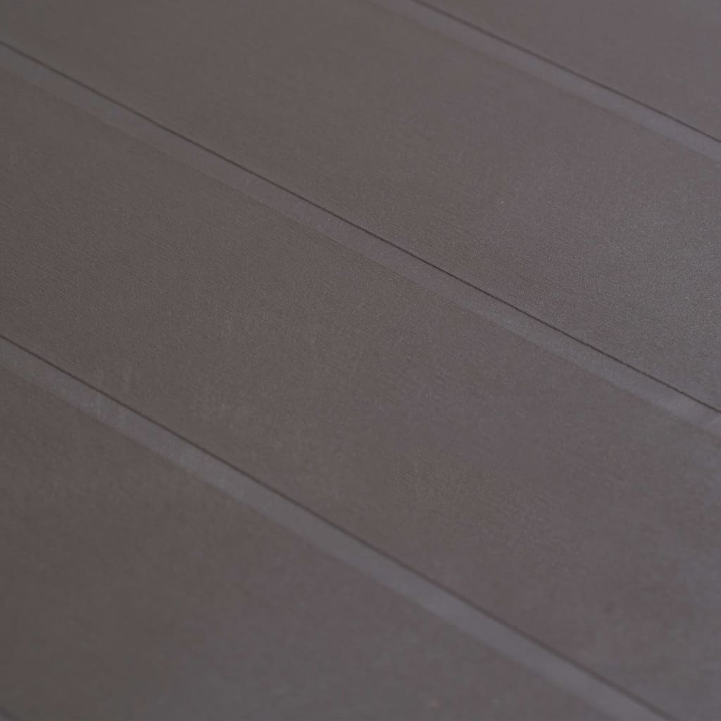 vidaXL Masă de grădină, maro, 150x90x72 cm, plastic, aspect ratan