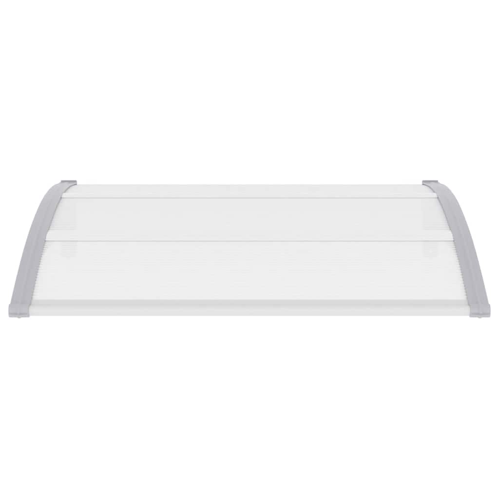 vidaXL Copertină de ușă, gri, 120 x 100 cm, PC vidaXL Copertină de ușă, gri, 120 x 100 cm, PC