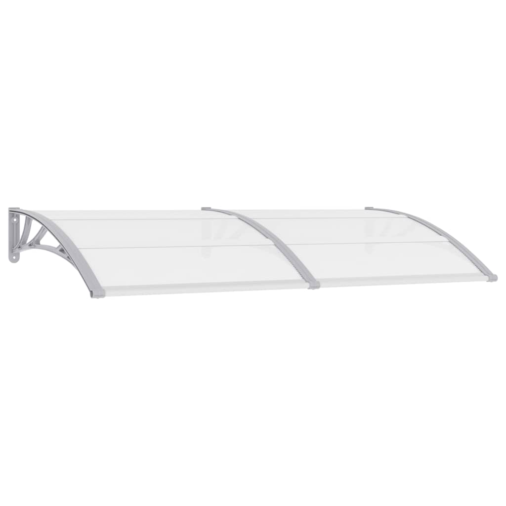 vidaXL Copertină de ușă, gri, 200 x 100 cm, PC vidaXL Copertină de ușă, gri, 200 x 100 cm, PC