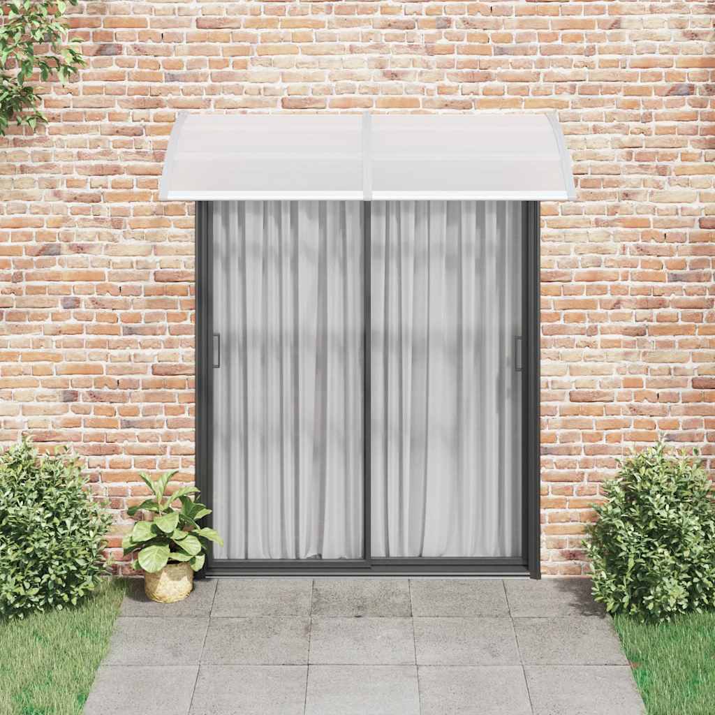 vidaXL Copertină de ușă, gri, 200 x 100 cm, PC vidaXL Copertină de ușă, gri, 200 x 100 cm, PC