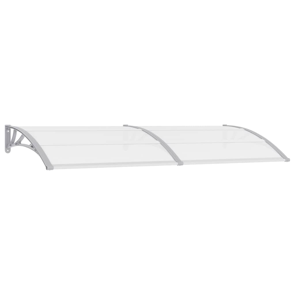 vidaXL Copertină de ușă, gri, 240 x 100 cm, PC vidaXL Copertină de ușă, gri, 240 x 100 cm, PC