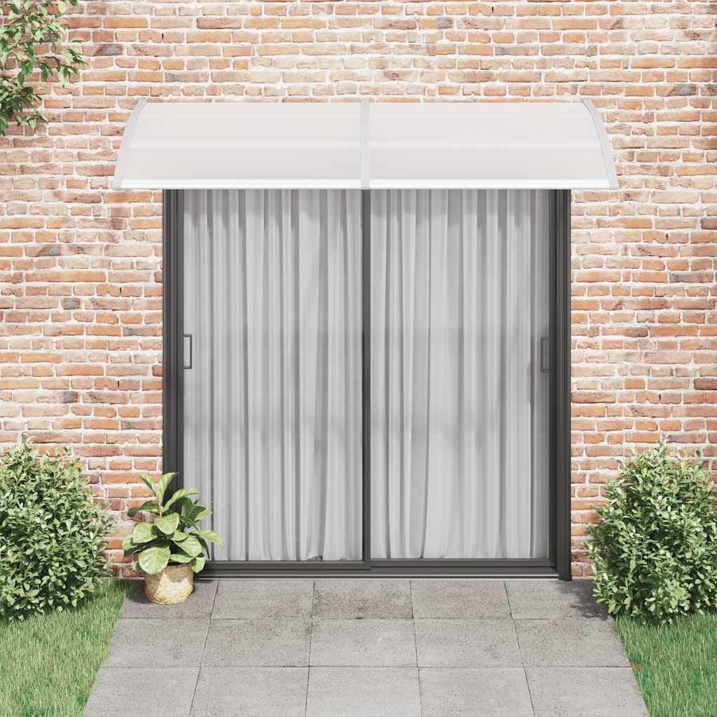 vidaXL Copertină de ușă, gri, 240 x 100 cm, PC vidaXL Copertină de ușă, gri, 240 x 100 cm, PC