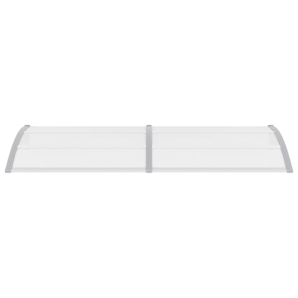 vidaXL Copertină de ușă, gri, 240 x 100 cm, PC vidaXL Copertină de ușă, gri, 240 x 100 cm, PC