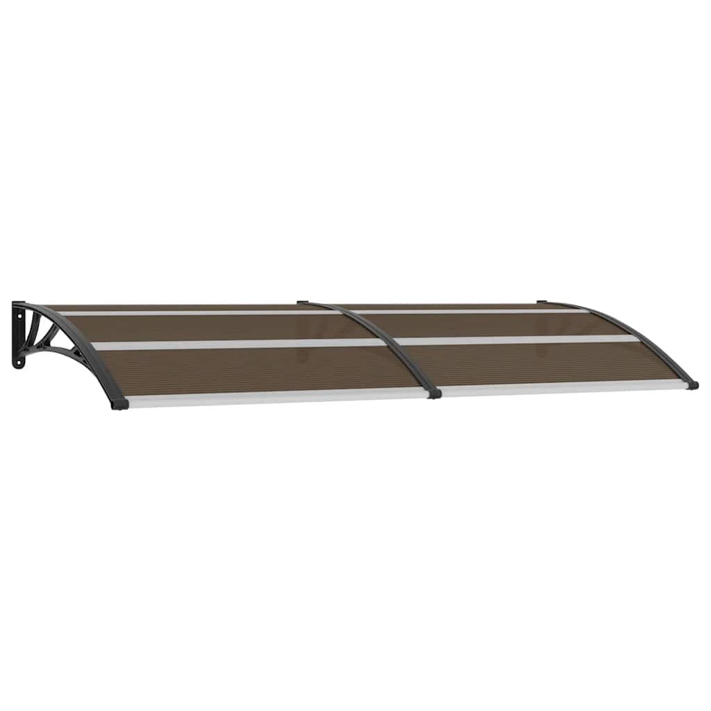 vidaXL Copertină de ușă, negru, 240 x 100 cm, PC vidaXL Copertină de ușă, negru, 240 x 100 cm, PC