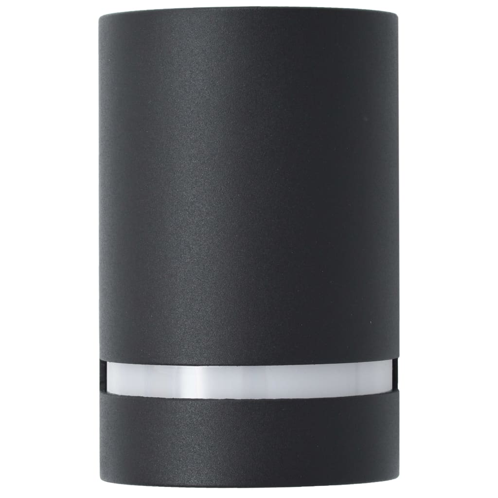 vidaXL Lămpi de perete pentru exterior 2 buc. negru 35 W semirotund vidaXL Lămpi de perete pentru exterior 2 buc. negru 35 W semirotund