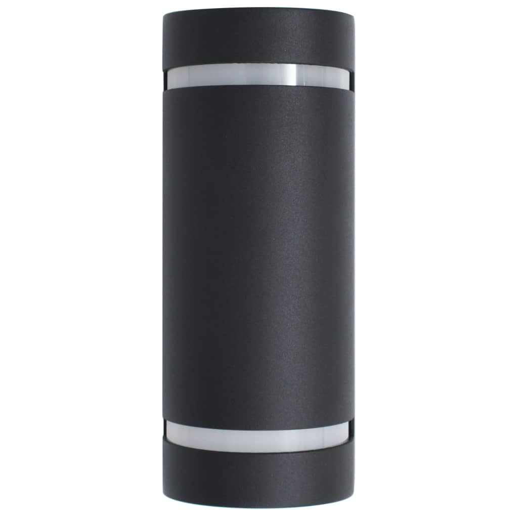vidaXL Lămpi de perete pentru exterior 2 buc. negru 35 W semirotund vidaXL Lămpi de perete pentru exterior 2 buc. negru 35 W semirotund
